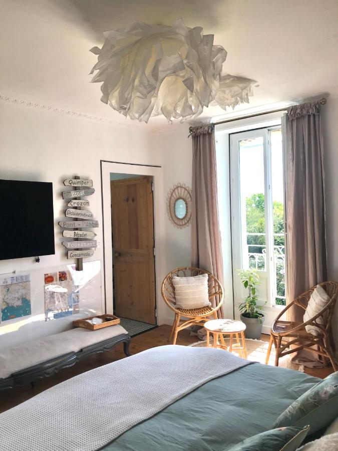 Bed and Breakfast Manoir de Lanveur à Fouesnant Extérieur photo